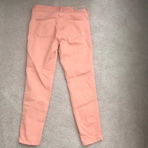 Calvin Klein Coral Skinny Jeans! Size 8. - Picture 4 of 5
